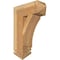 Ekena Millwork Thorton Arts & Crafts Rough Sawn Bracket, Western Red Cedar, 6"W x 18"D x 26"H BKT06X18X26THR03RWR - alternate 1